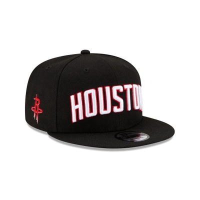 Houston Rockets Gorra | New Era NBA Statement Edition 9fifty Snapback Cap Mexico - Negros